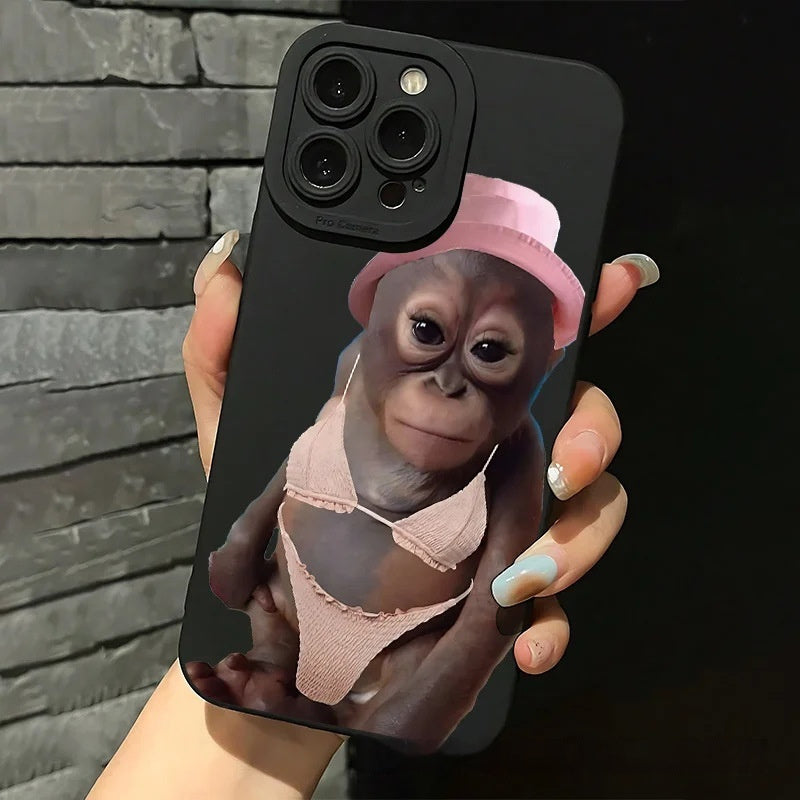 Trendy Monkey Phone Case (14-16)