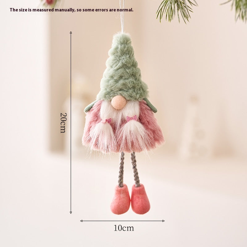 Cute Santa Claus & Snowman Dolls – Christmas Tree Hanging Pendants