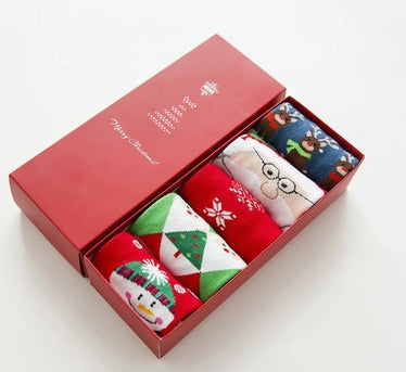 Christmas winter cute adault cotton socks for women - One Size