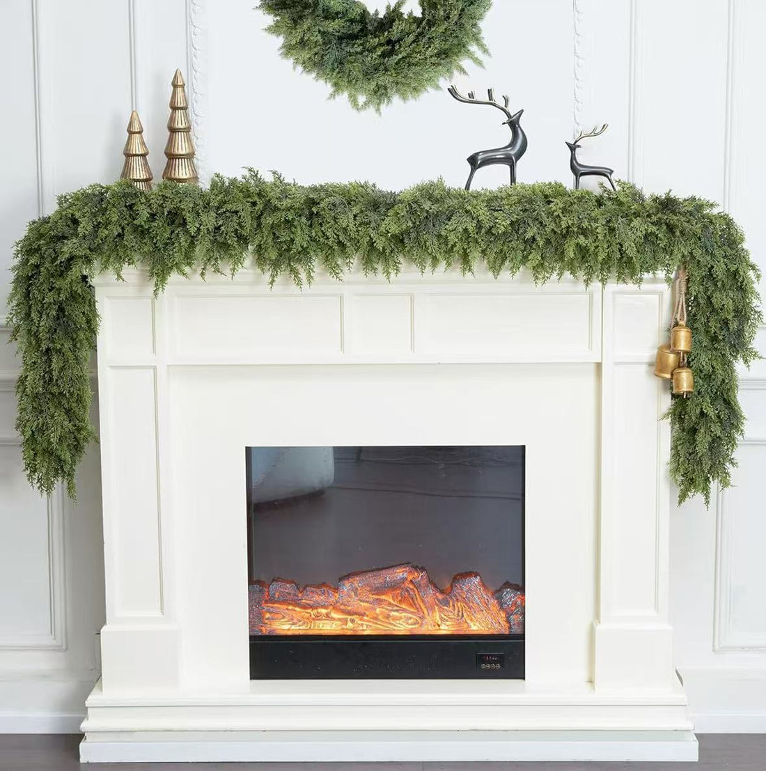 Christmas Faux Cedar Soft Rubber Decoration