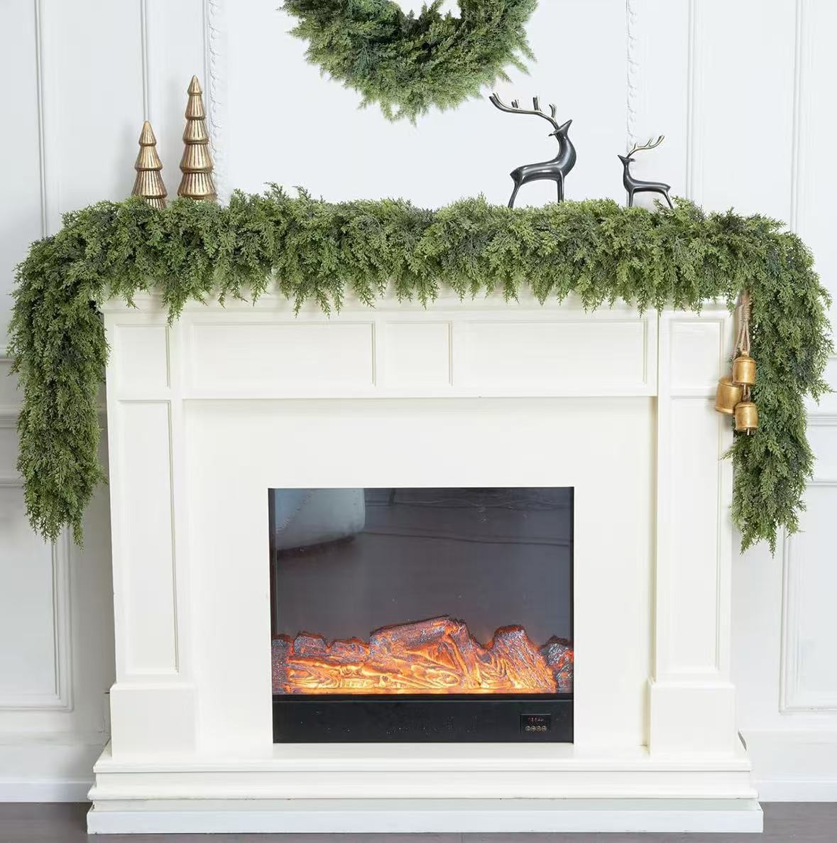 Christmas Faux Cedar Soft Rubber Decoration