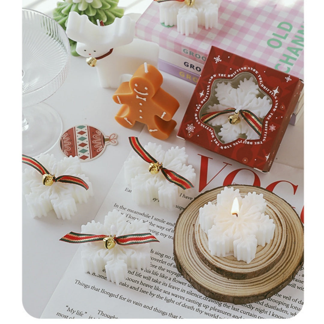 Snowflake Christmas Aromatherapy Candle