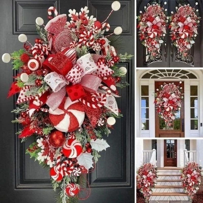 Christmas Upside Down Tree Door & Wall Hanging Decoration
