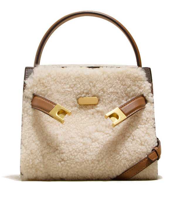 Lamb Wool Plush Winter Bag – Cozy & Elegant Winter Style