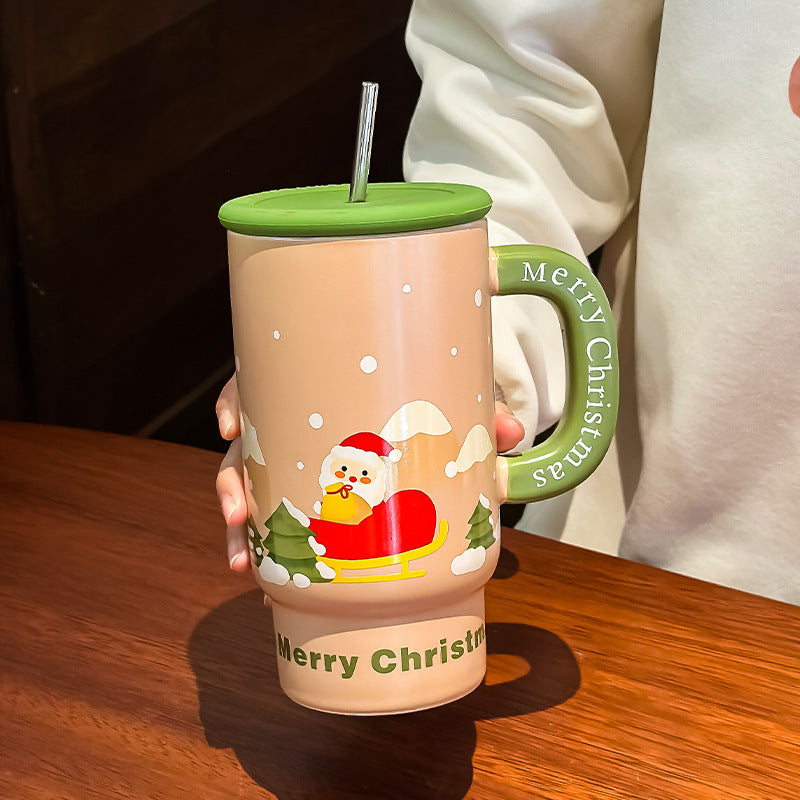 Christmas Large Capacity Ceramic Mug