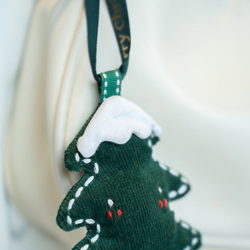 Handmade Christmas Tree Doll Car Keychain Hanging Doll