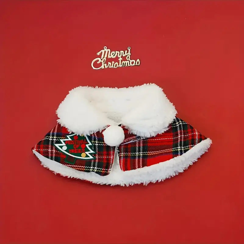 Holiday Pet Scarf — Winter Warmth for Cats & Dogs