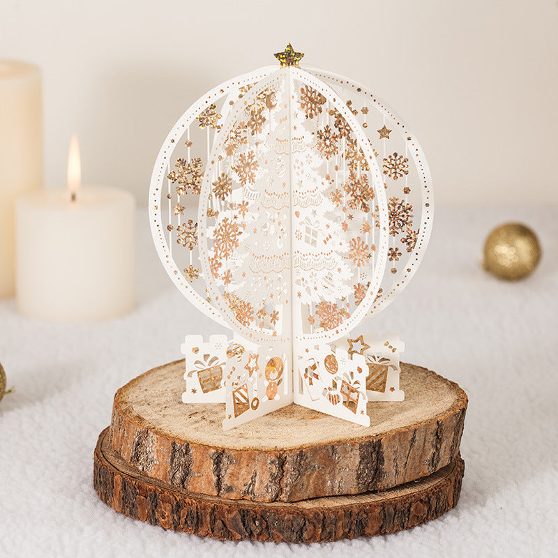 3D Christmas Pop-Up Greeting Card