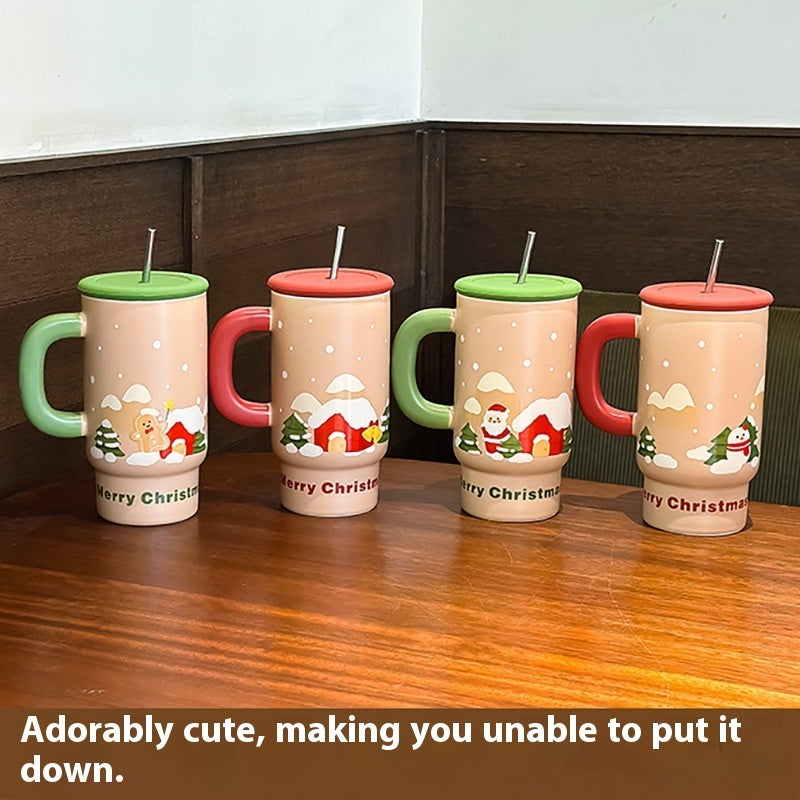 Christmas Large Capacity Ceramic Mug