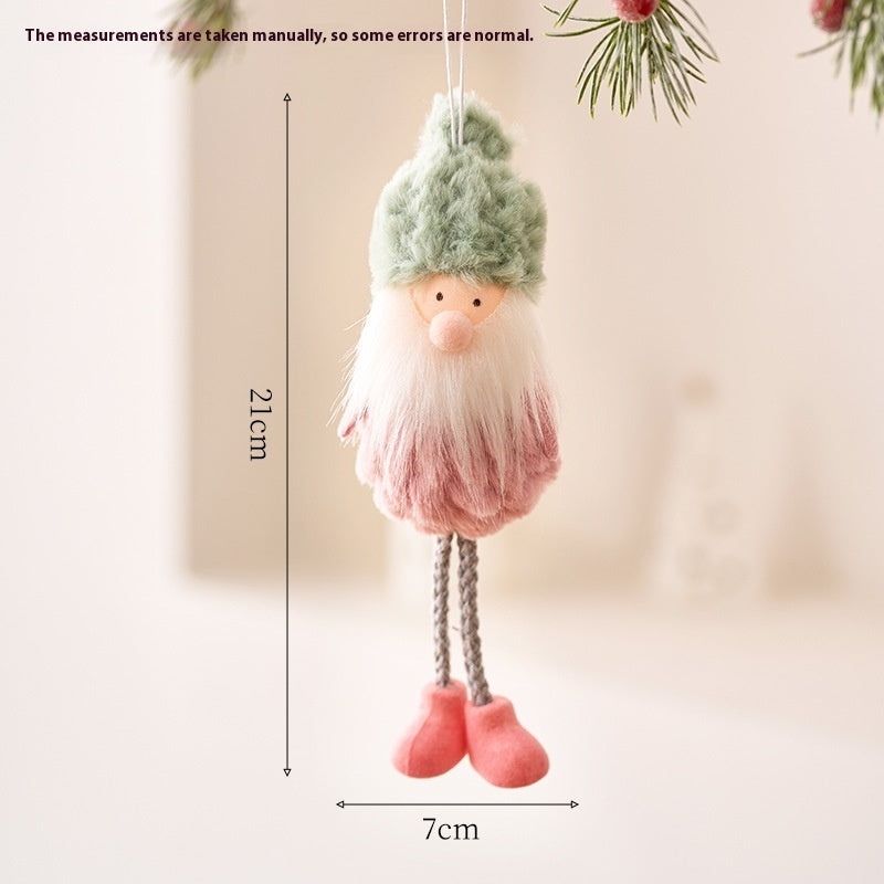 Cute Santa Claus & Snowman Dolls – Christmas Tree Hanging Pendants