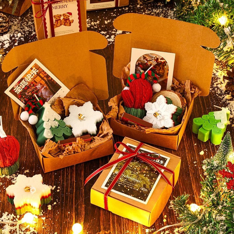 Christmas Aromatherapy Candle Suit Gift Box – Holiday Scented Candle Set