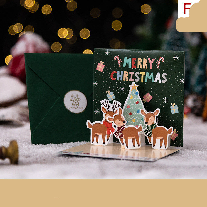 3D Greeting Card | Creative Christmas Eve