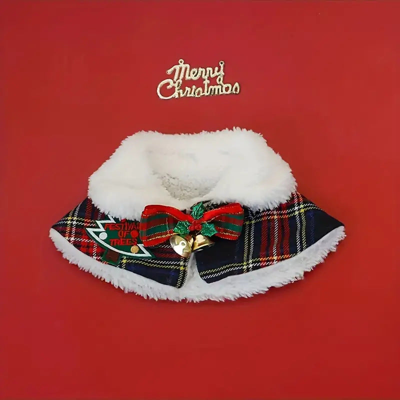 Holiday Pet Scarf — Winter Warmth for Cats & Dogs