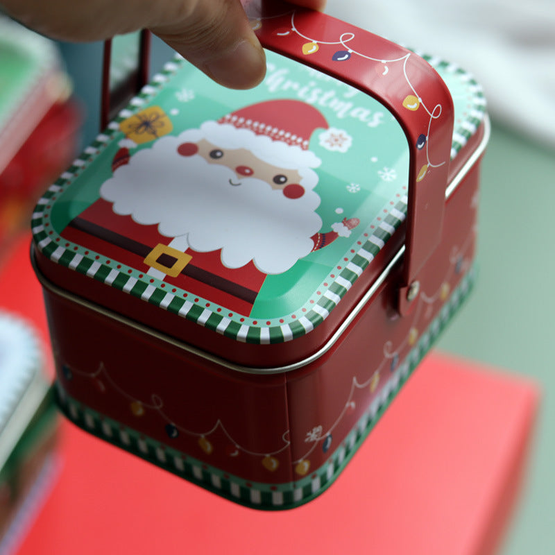Retro Style Christmas Portable Iron Box