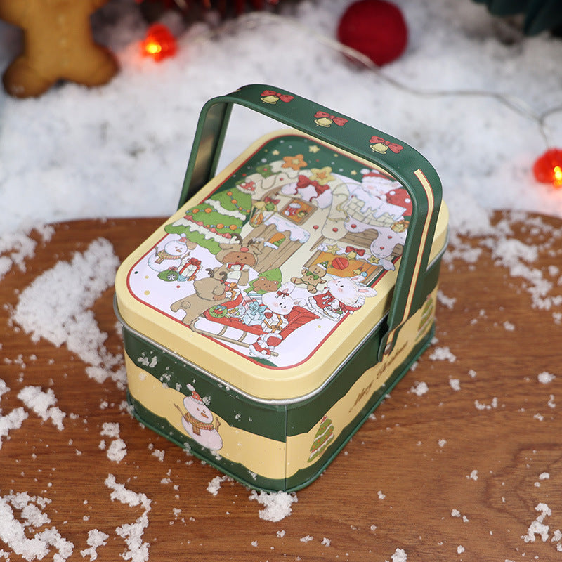 Retro Style Christmas Portable Iron Box