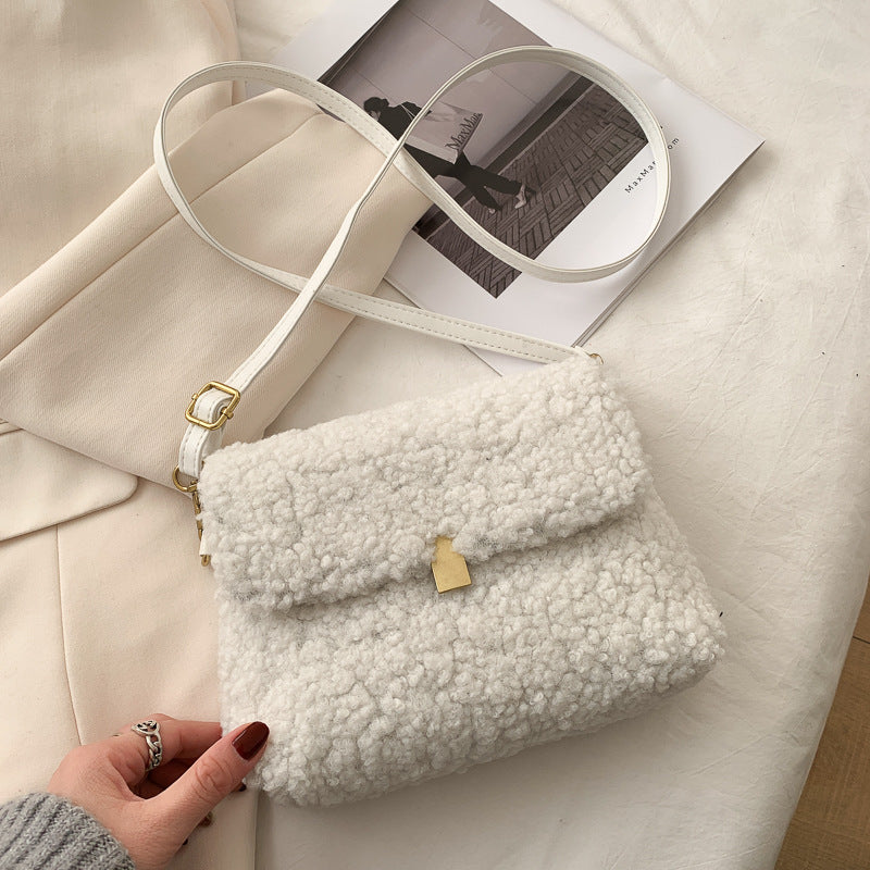 Trendy Fashionable Plush Small Bag