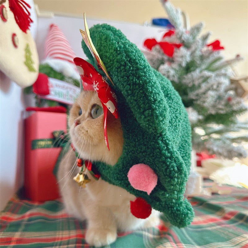 Christmas Pet Hat — Festive Headgear for Cats & Dogs