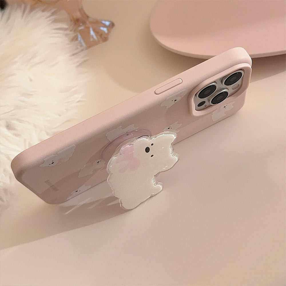 Soft & Cute Westie Dog Phone Case with Bracket Stand