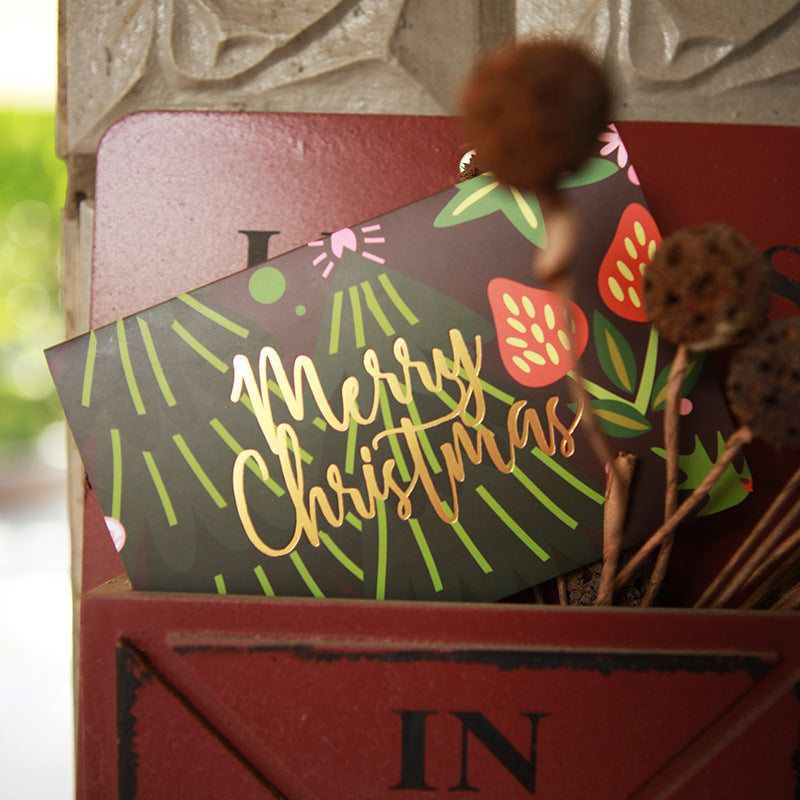 Christmas wishes greeting card