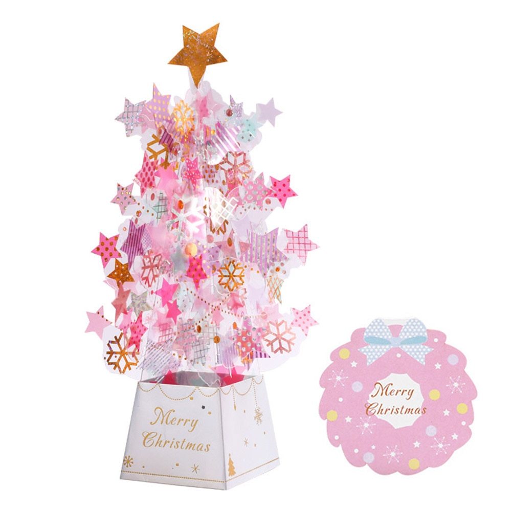 3D Christmas Tree Pop-Up Greeting Card