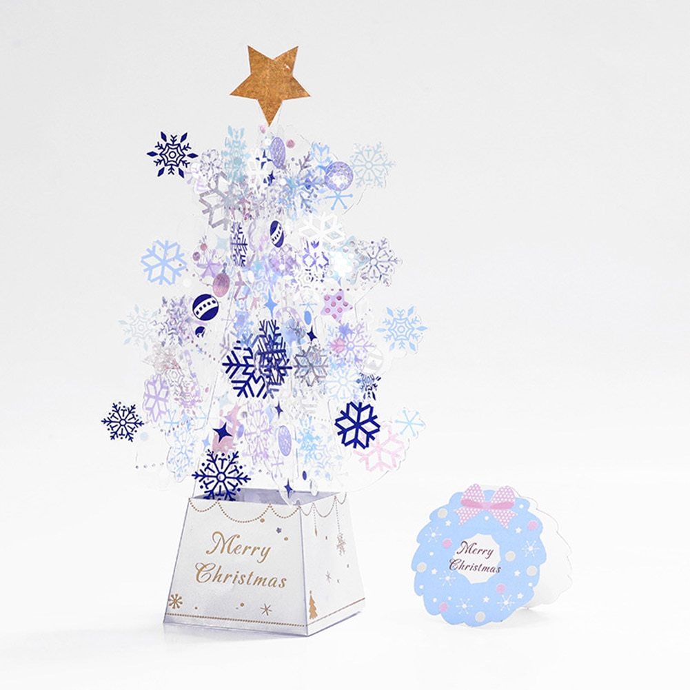 3D Christmas Tree Pop-Up Greeting Card
