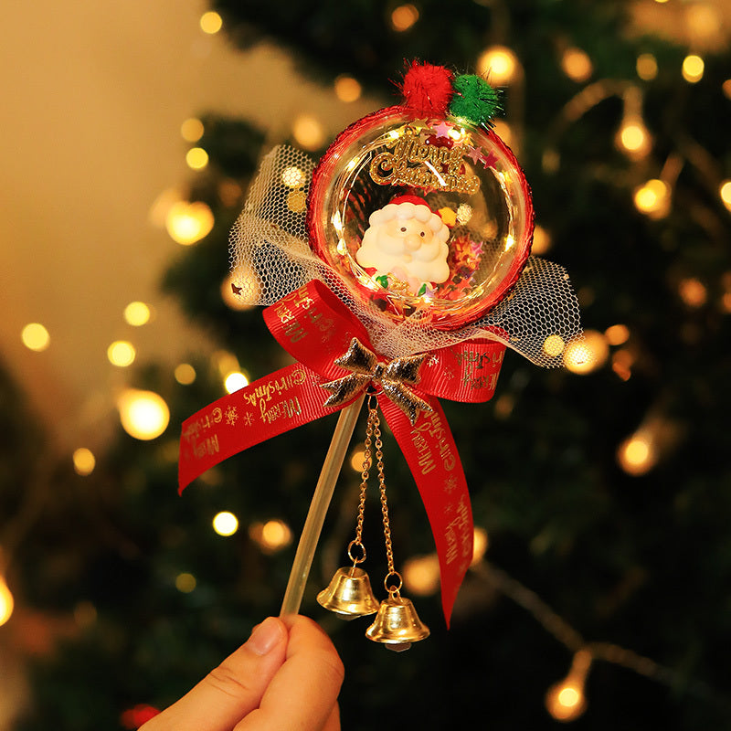 Christmas Micro-view Glowing Elf Ball Pendant