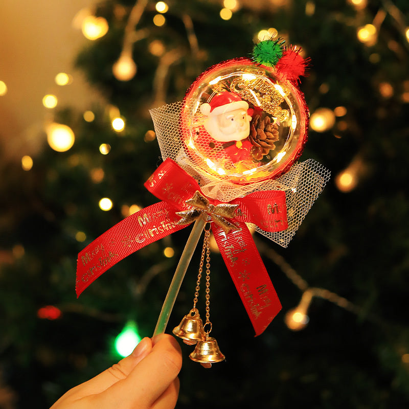 Christmas Micro-view Glowing Elf Ball Pendant