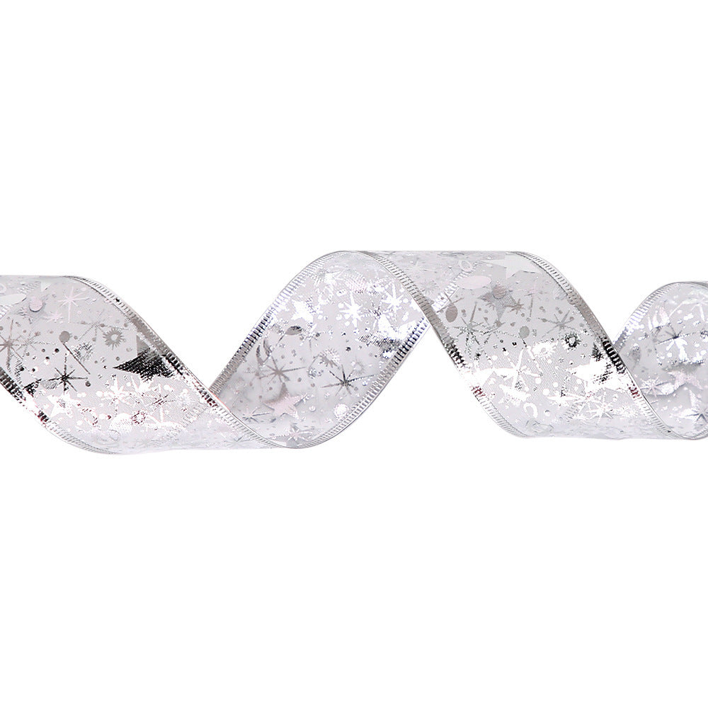 Single-Layer Ribbon DIY Bow – Christmas Tree Decoration Roll (5cm, 100 Yards)