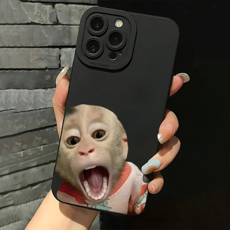 Trendy Monkey Phone Case (14-16)
