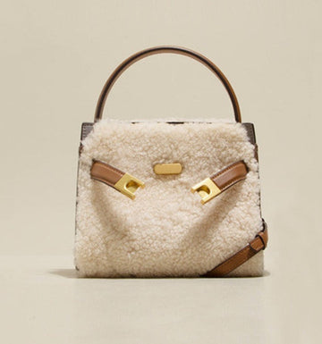 Lamb Wool Plush Winter Bag – Cozy & Elegant Winter Style
