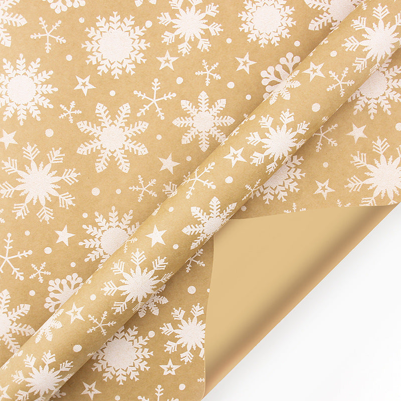 Kraft Paper Retro Christmas Gift Wrapping Paper