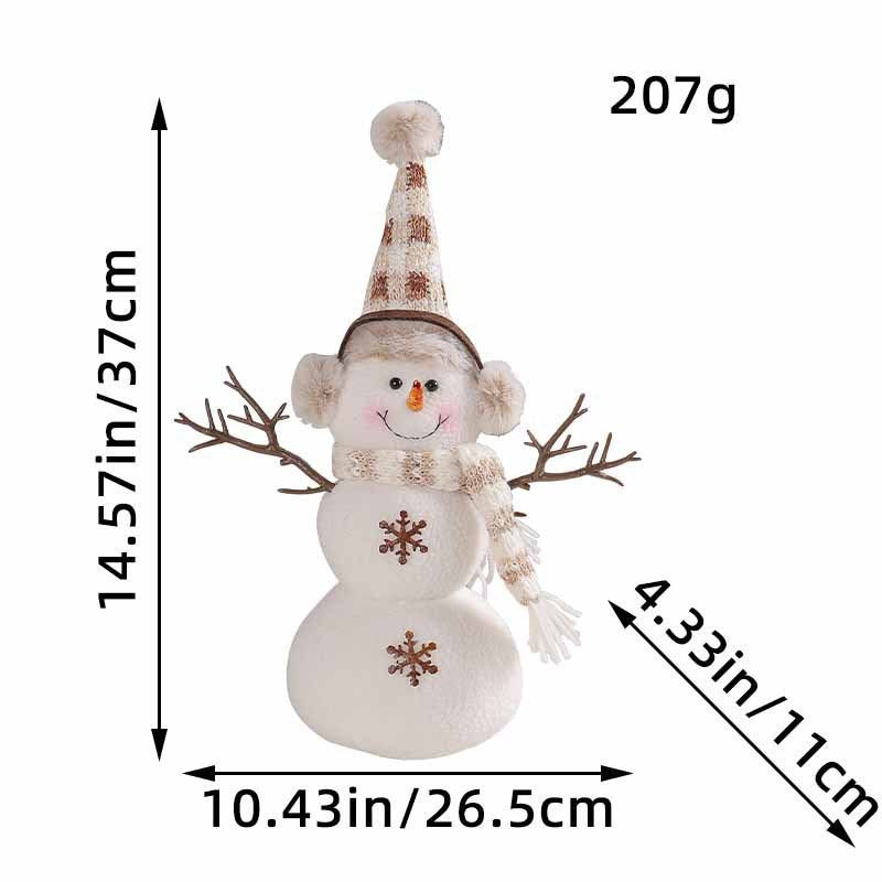 Christmas Short Hat Snowman Doll Creative