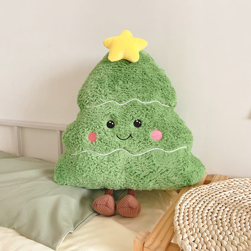 Christmas Tree Plush Toy Cushion