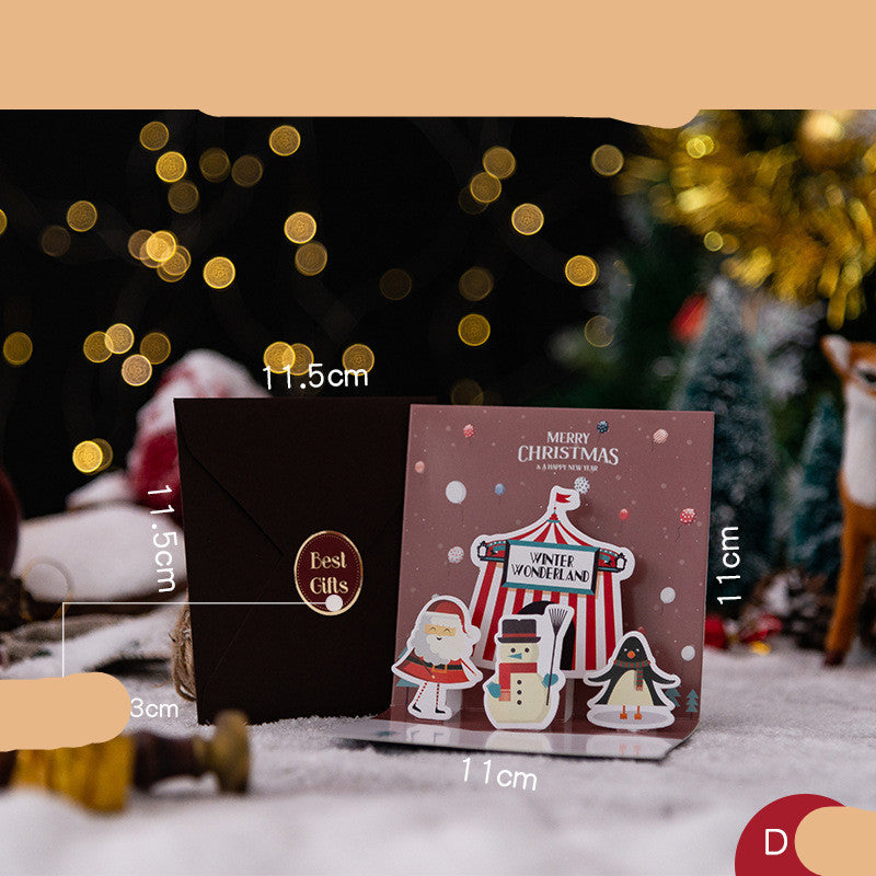 3D Greeting Card | Creative Christmas Eve