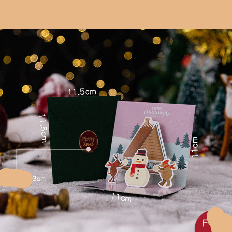 3D Greeting Card | Creative Christmas Eve