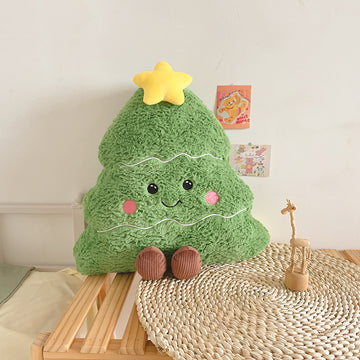 Christmas Tree Plush Toy Cushion