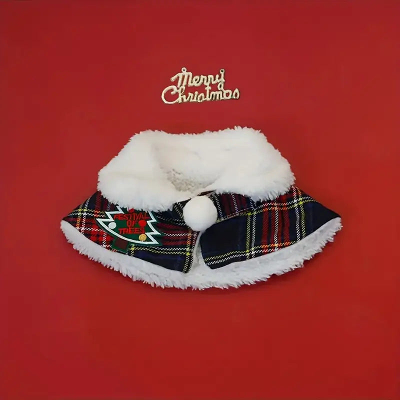 Holiday Pet Scarf — Winter Warmth for Cats & Dogs