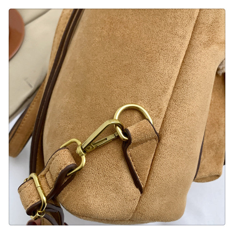 Soft Lamb Wool Scrub Backpack