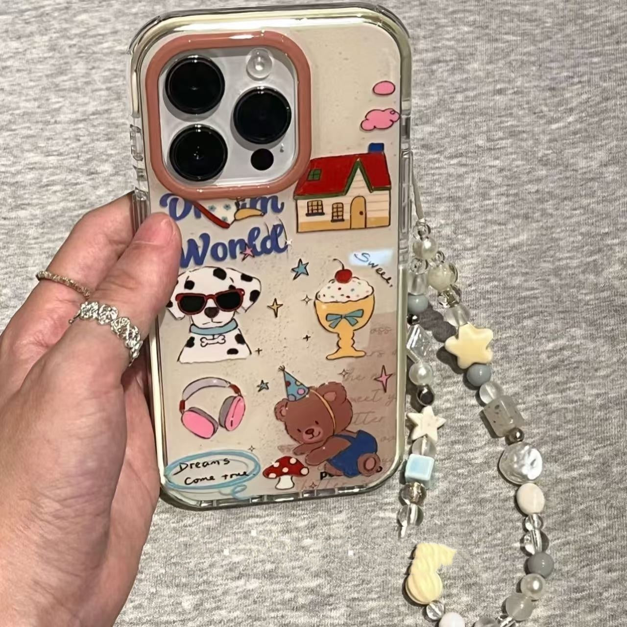 Retro Cute Dog Party Phone Case (13-16)