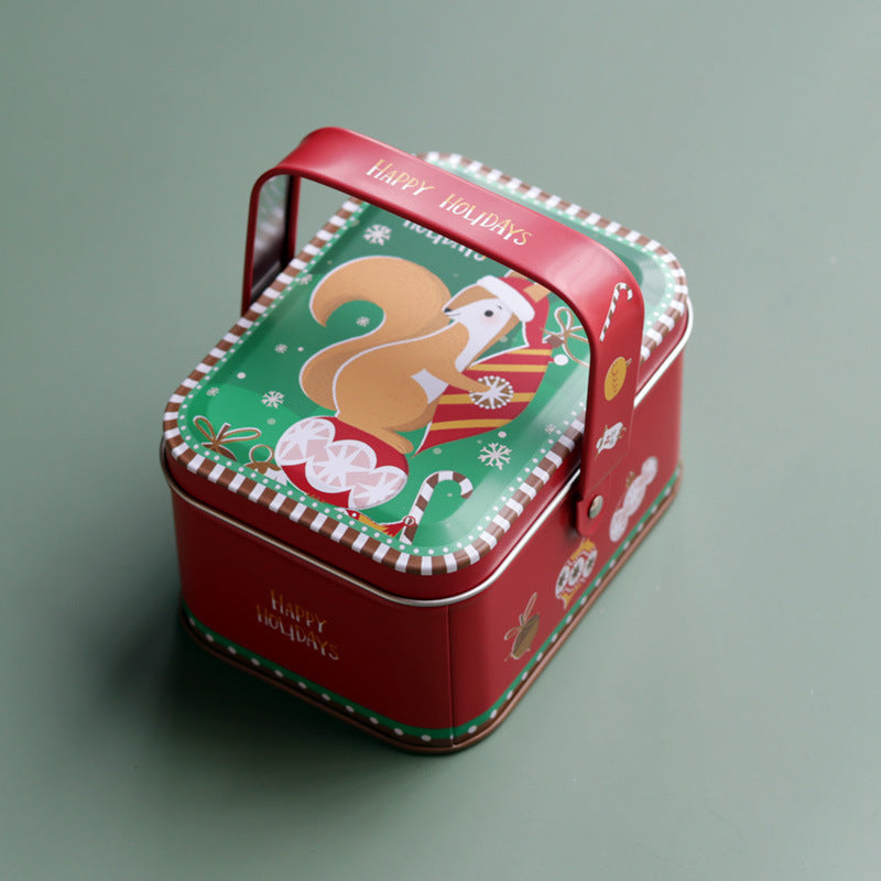 Retro Style Christmas Portable Iron Box
