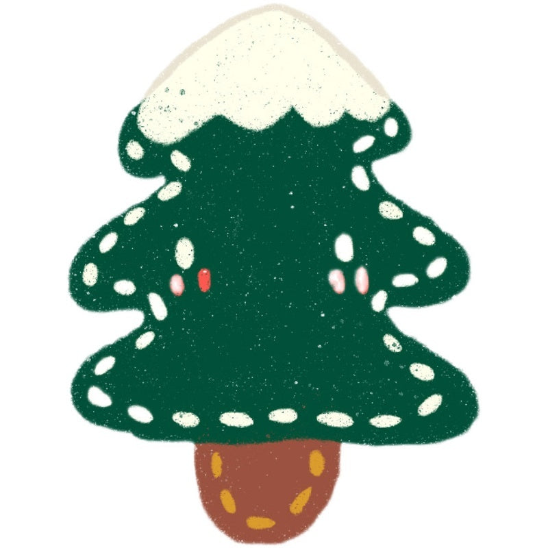 Handmade Christmas Tree Doll Car Keychain Hanging Doll