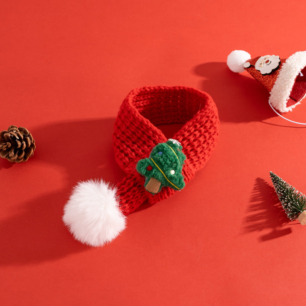 Christmas Cat Scarf – Cozy Holiday Pet Decoration