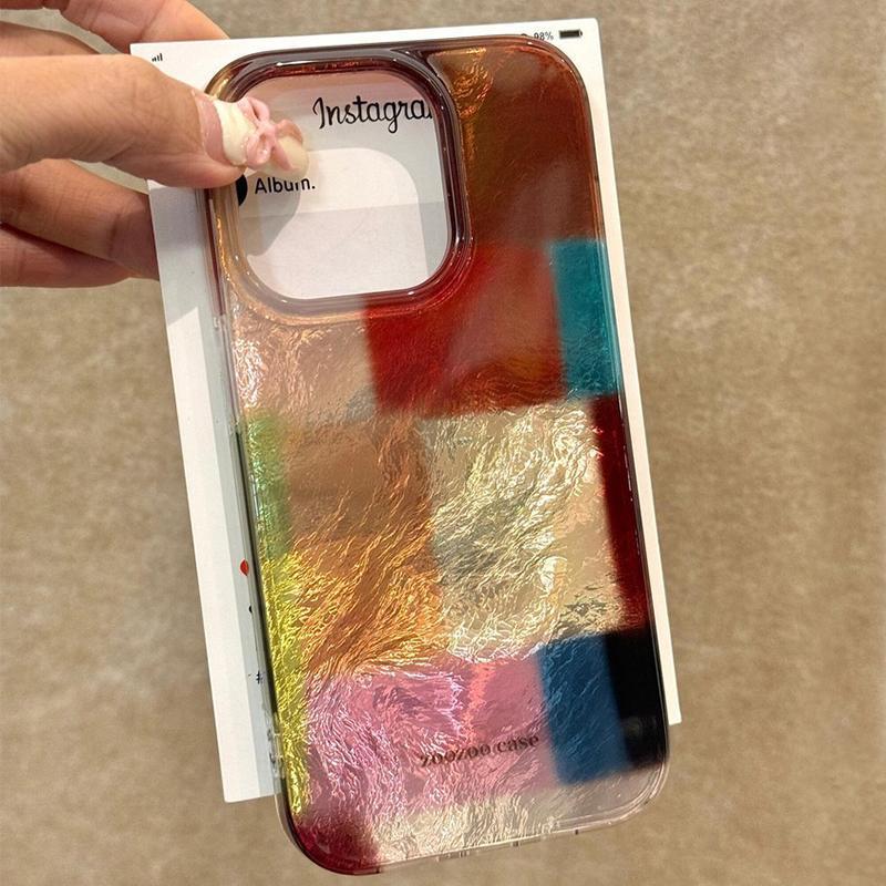 Colorful Square Plaid New Phone Case (11-16)