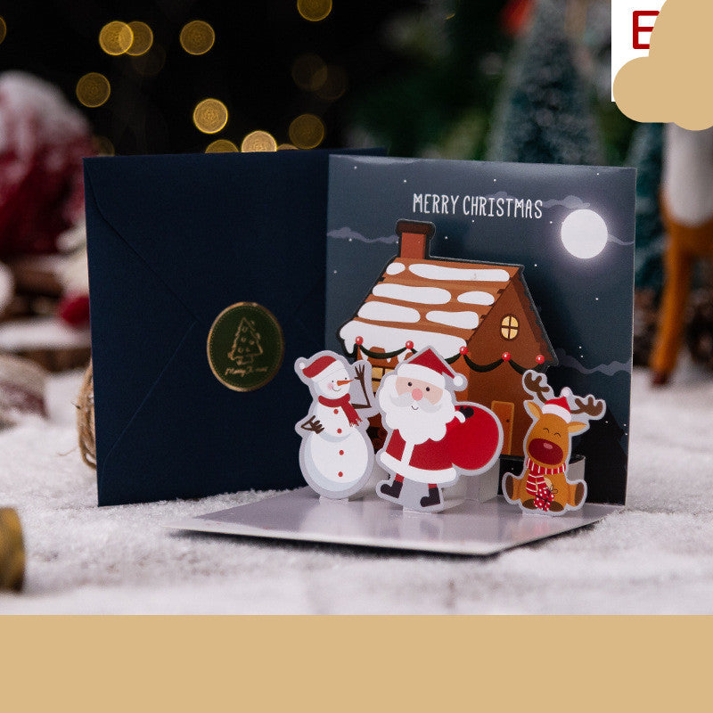 3D Greeting Card | Creative Christmas Eve