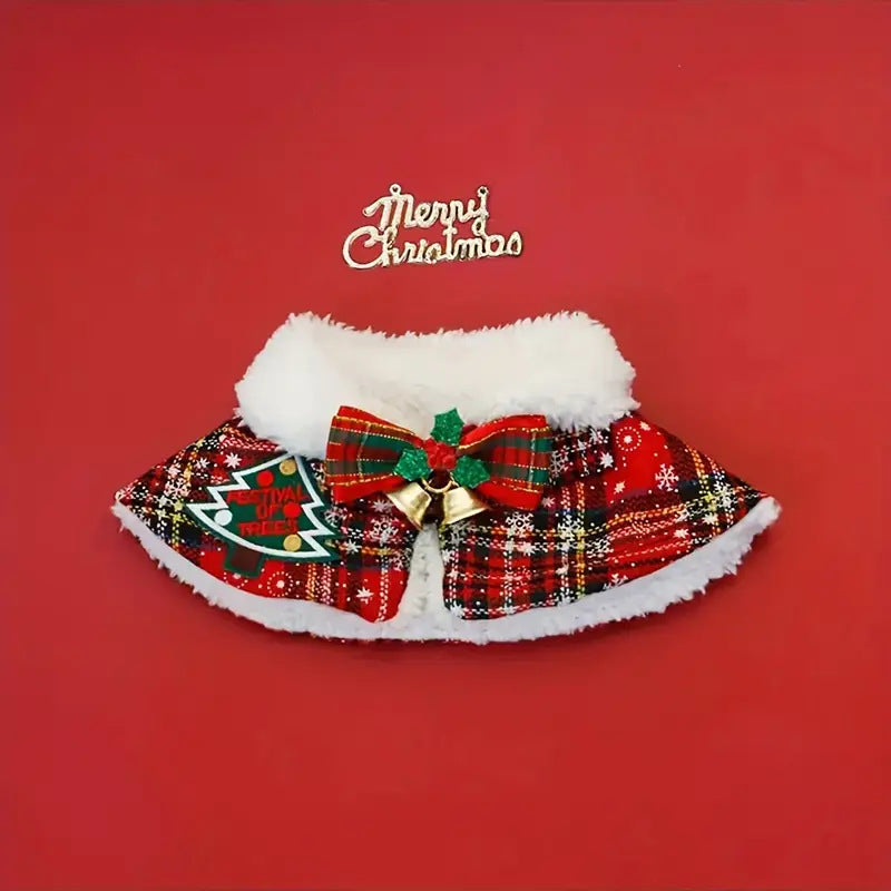 Holiday Pet Scarf — Winter Warmth for Cats & Dogs