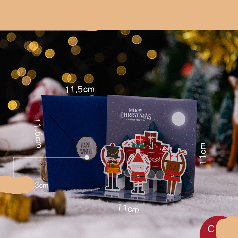 3D Greeting Card | Creative Christmas Eve