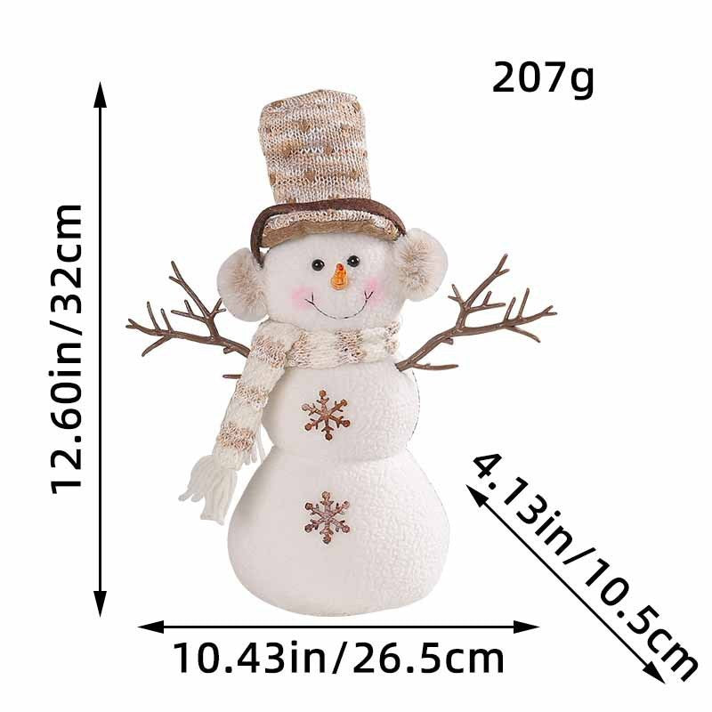Christmas Short Hat Snowman Doll Creative