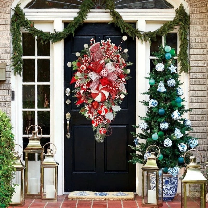 Christmas Upside Down Tree Door & Wall Hanging Decoration