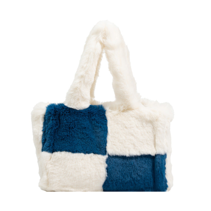 Large Capacity Lamb Wool Tote