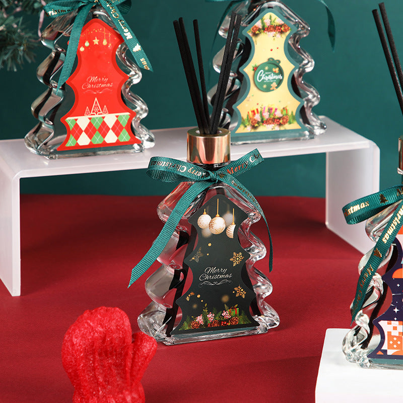 Christmas Tree Flameless Aroma Diffuser Gift – 200ml Holiday Fragrance Set